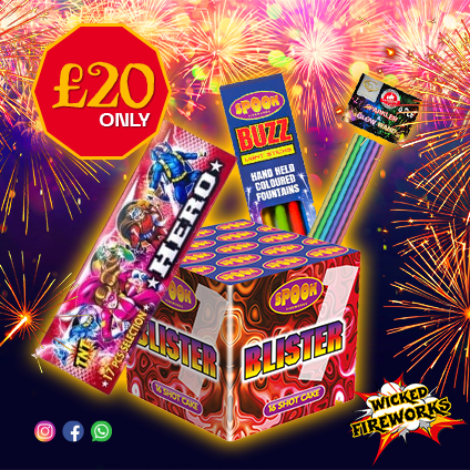 Wicked Fireworks | Hero Blast Pack