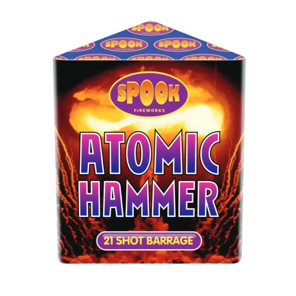 Atomic Hammer - 21 Shot Barrage - Spook Fireworks