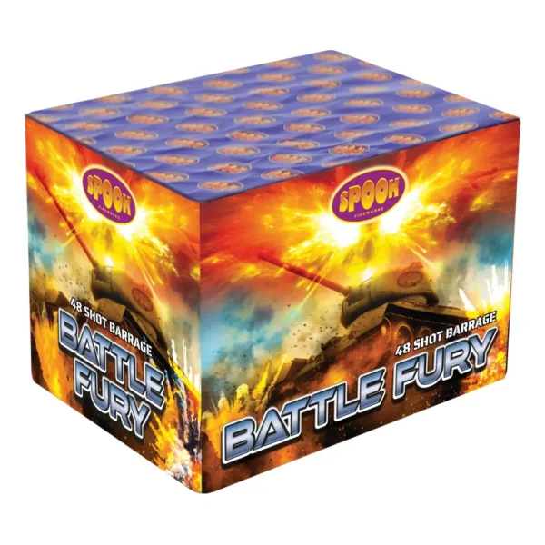 Battle Fury - 48 Shots Barrage - Spook Fireworks