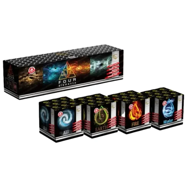 Four Elements - 25 Shots Barrage - Gemstone Fireworks