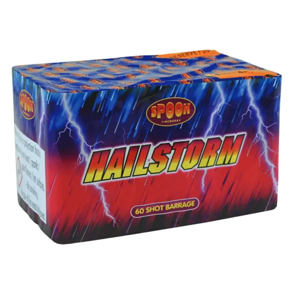 Hailstorm - 60 Shot Barrage - Spook Fireworks