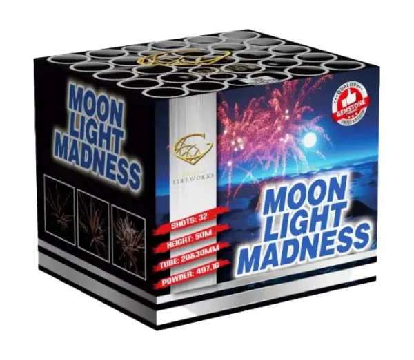 Moonlight Madness - 32 Shots - Gemstone Fireworks