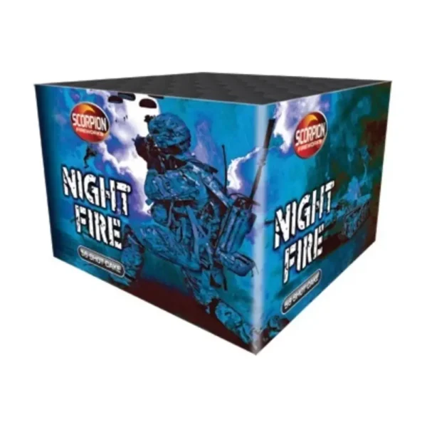 Night Fire - 56 Shots Barrage - Scorpion Fireworks
