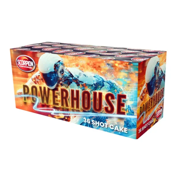 Powerhouse - 36 Shots Barrage - Scorpion Fireworks