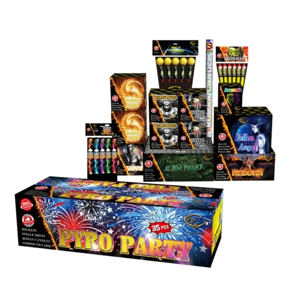 Pyro Party - Selection Box - Gemstone Fireworks
