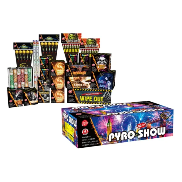 Pyro Show Crate - Selection Box - Gemstone Fireworks