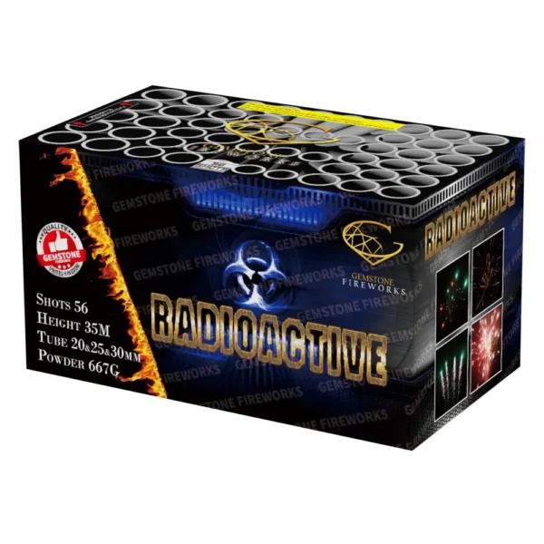 Radioactive - 56 Shots Barrage - Gemstone Fireworks