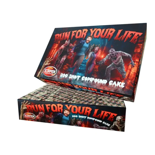 Run for your life - 200 Shots Barrage - Scorpion Fireworks