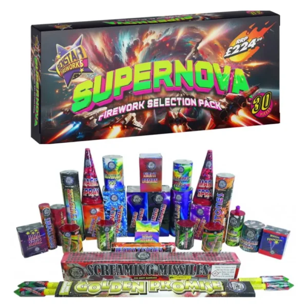 Super Nova - Selection Box - Benstar Fireworks