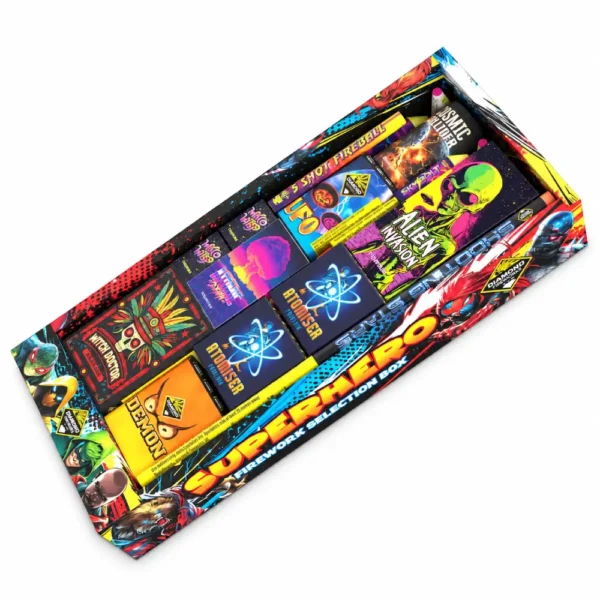 Superhero - Selection Box - Diamond Fireworks