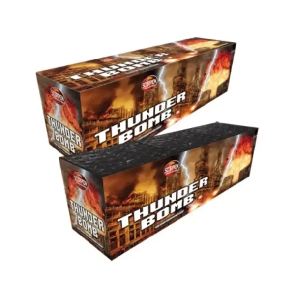 Thunder Bomb - 126 Shots Barrage - Scorpion Fireworks