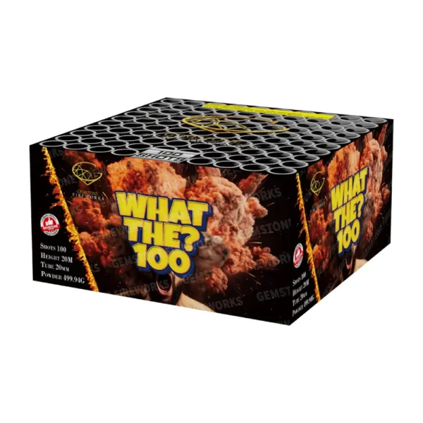 What the? 100 - Cake - Gemstone Fireworks